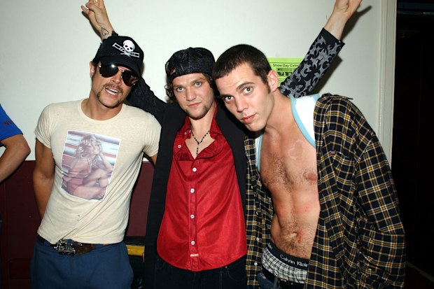 Johnny Knoxville, Bam Margera, and Steve-O