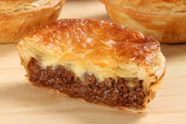 New Zealand mince and cheese pie