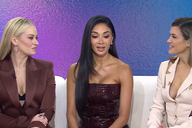 Pussycat Dollls Nicole Scherzinger awkward question live tv