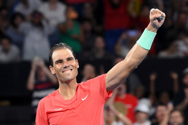 A grateful Nadal says he's happy to be healthy again.