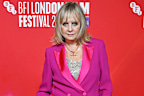 LONDON, ENGLAND - OCTOBER 18: Twiggy aka Dame Lesley Lawson attends the screening of "Twiggy" during the 68th BFI London Film Festival at BFI Southbank on October 18, 2024 in London, England. (Photo by Jed Cullen/Dave Benett/WireImage)