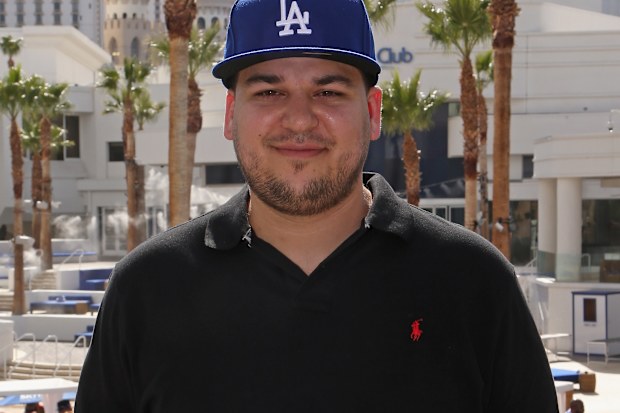 Rob Kardashian at the Sky Beach Club at the Tropicana Las Vegas on May 28, 2016 in Las Vegas, Nevada.