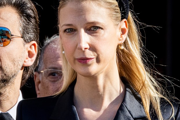 Lady Gabriella Windsor attends the  funeral of Former King Constantine II of Greece on January 16, 2023 in Athens, Greece. 