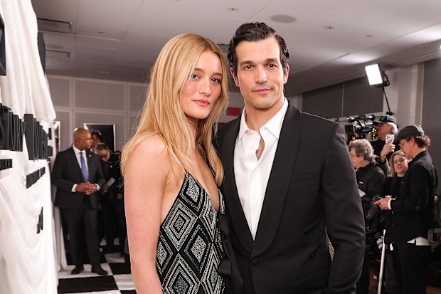 Sarah Pidgeon and Paul Anthony Kelly attend the premiere of FX's "Love Story: John F. Kennedy Jr. & Carolyn Bessette"