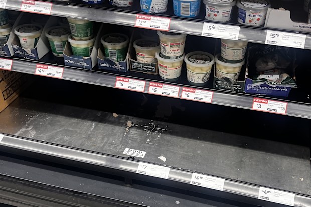 cottage cheese shortage aldi coles woolworths 