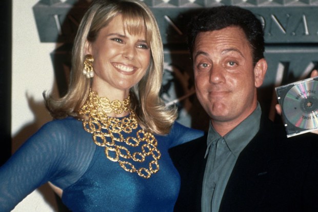 Christie Brinkley and Billy Joel attend the 2nd Annual International Rock Awards circa 1990 in New York City. 