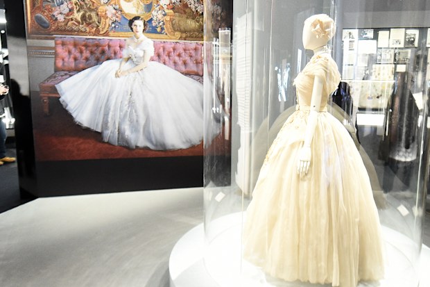 Princess Margaret's 21st birthday dress, made by Dior