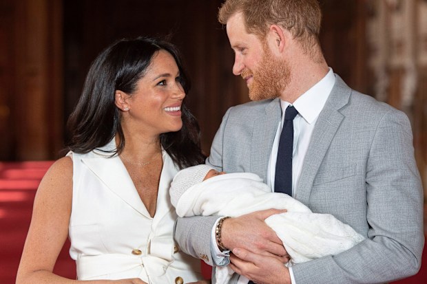 Prince Harry Meghan Markle Archie Harrison Mountbatten-Windsor Victoria Arbiter