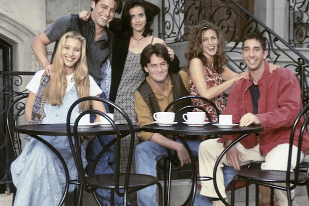 FRIENDS -- Lisa Kudrow as Phoebe Buffay, Matt LeBlanc as Joey Tribbiani, Courteney Cox Arquette as Monica Geller, Matthew Perry as Chandler Bing, Jennifer Aniston as Rachel Green, David Schwimmer as Ross Geller