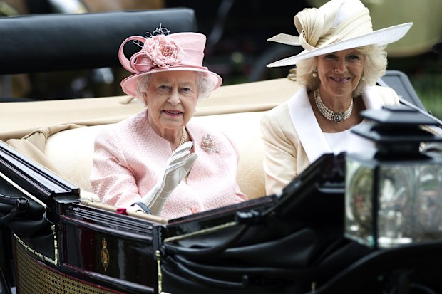 Queen Elizabeth II and Camilla, Duchess of Cornwall 