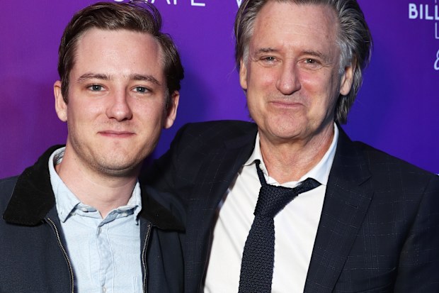 Lewis Pullman and father Bill Pullman at Fox Searchlight's Toronto Film Festival Party on September 10, 2017 in Toronto, Canada.
