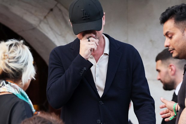 VENICE, ITALY - JUNE 26: Leonardo Di Caprio is sighting ahead of Jeff Bezos and Lauren Sanchez Wedding at Hotel Gritti on June 26, 2025 in Venice, Italy. (Photo by Ernesto Ruscio/GC Images)