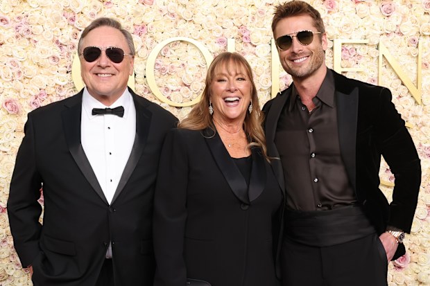 Glen Powell Sr., Cyndy Powell, and Glen Powell 