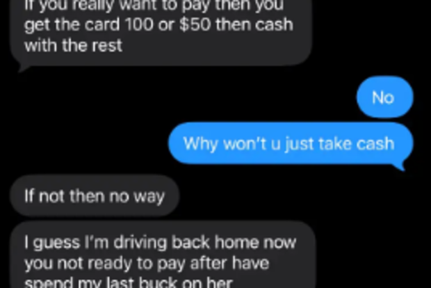 The scammer tried to ask for money for the cat.