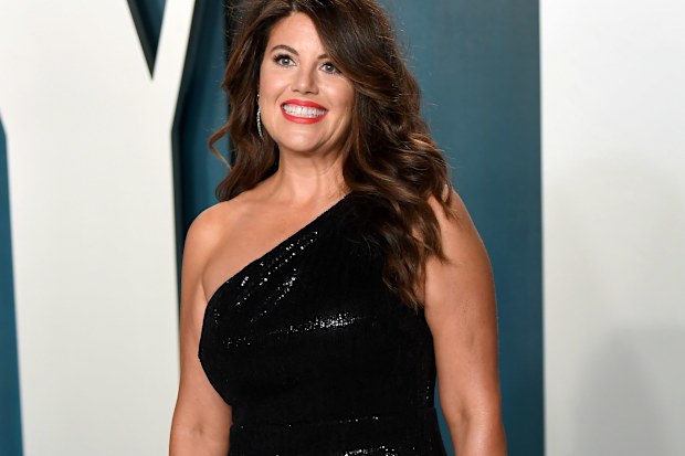 Monica Lewinsky attends the 2020 Vanity Fair Oscar Party 