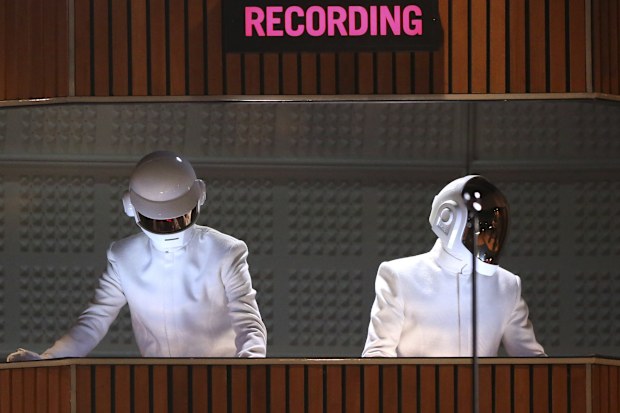 Thomas Bangalter, left, and Guy-Manuel de Homem-Christo of Daft Punk 