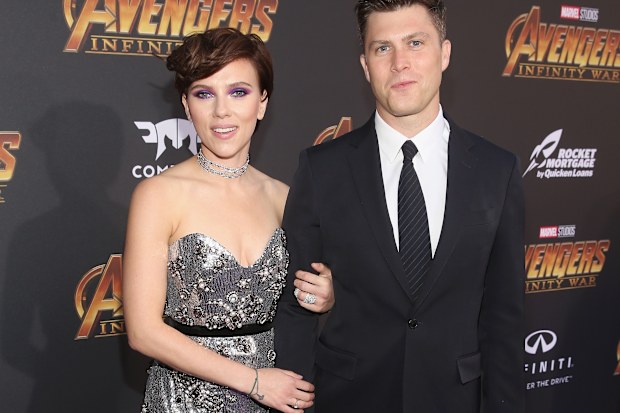 Scarlett Johansson Colin Jost