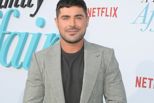 LOS ANGELES, CALIFORNIA - JUNE 13: Zac Efron attends the world premiere of Netflix's "A Family Affair" at The Egyptian Theatre Hollywood on June 13, 2024 in Los Angeles, California.  (Photo by Charley Gallay/Getty Images for Netflix)