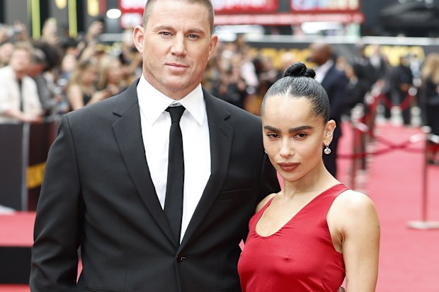 Channing Tatum and director, writer and producer Zoë Kravitz 