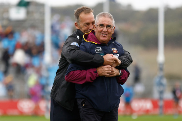 Chris Fagan and Alastair Clarkson reunited in 2024.