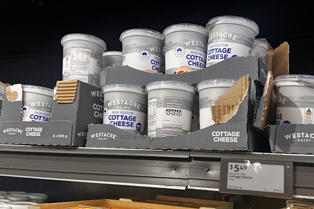 cottage cheese shortage aldi coles woolworths 