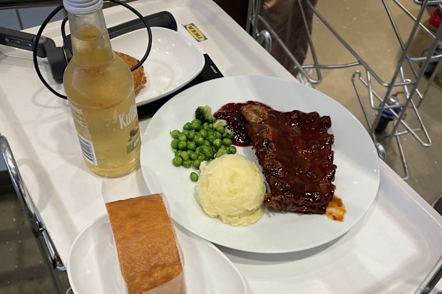 Food available at Ikea in South Korea
