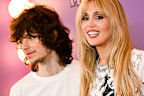 Miley's fiance Maxx Morando joined her on the carpet. 