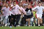 <p>T﻿his milestone saw thousands get involved in the on-field celebrations. </p>