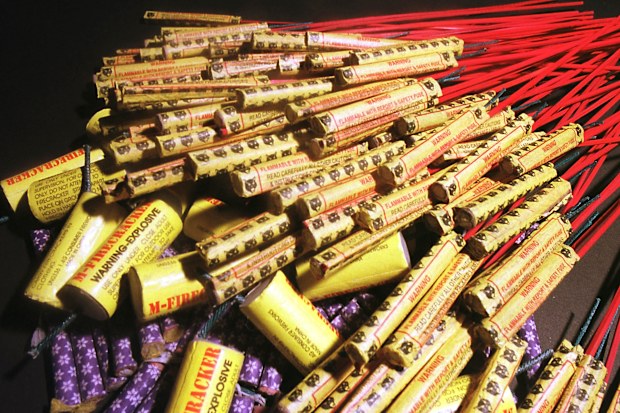 Firecrackers and bottle rockets