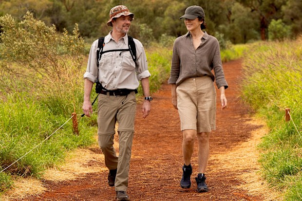 King Frederik and Queen Mary at the Muṯitjulu Waterhole, in Uluru on day two of their Australian state visit, March 15 2026.
