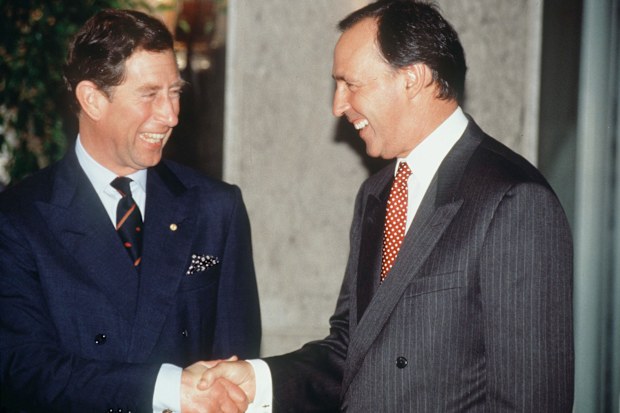 Prince Charles and Paul Keating