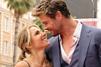 HOLLYWOOD, CALIFORNIA - MAY 23: (L-R) Elsa Pataky and Chris Hemsworth attend the Hollywood Walk of Fame Star Ceremony honoring Chris Hemsworth on May 23, 2024 in Hollywood, California. (Photo by Kevin Winter/Getty Images)