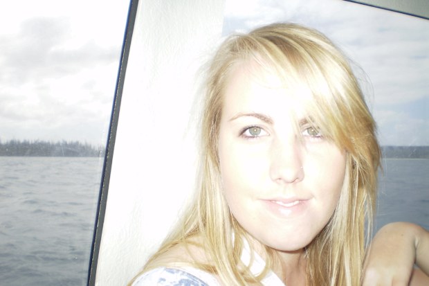 Jess on a cruise with her mum  Susan before she died