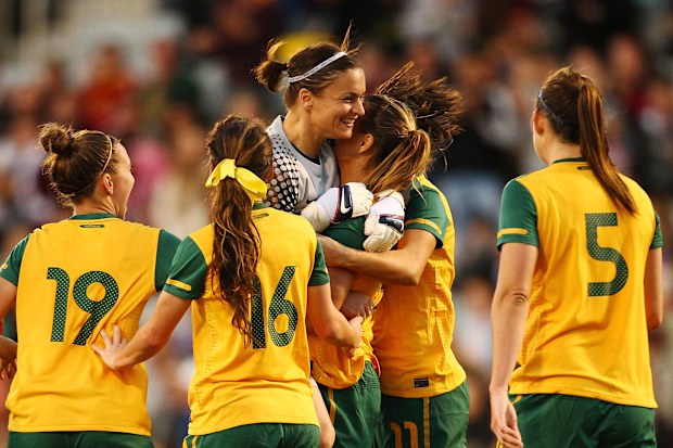 Melissa Barbieri during the women's international friendly match between the Australian Matildas and New Zealand at WIN Stadium on June 24, 2012 in Wollongong, Australia.