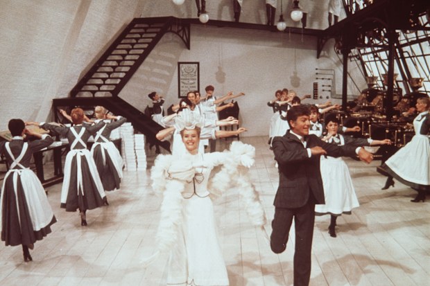 Dick Van Dyke and Sally Ann Howes in the film 'Chitty Chitty Bang Bang'