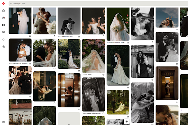 The wedding photos you see online aren't all they seem - many are styled photoshoots with models.