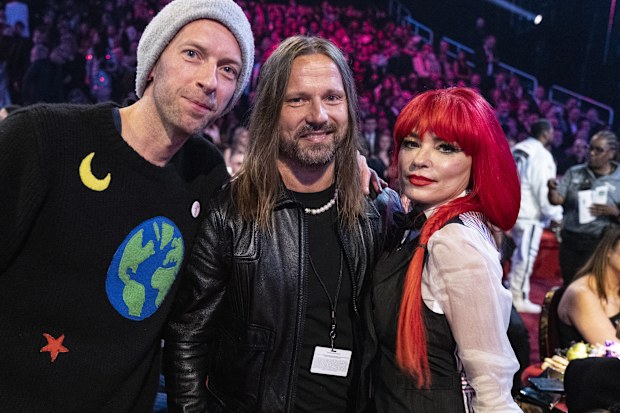 Chris Martin, Max Martin and Shania Twain