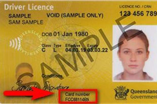 Queenslanders will need to use their card number and driver's licence number to verify their identity.