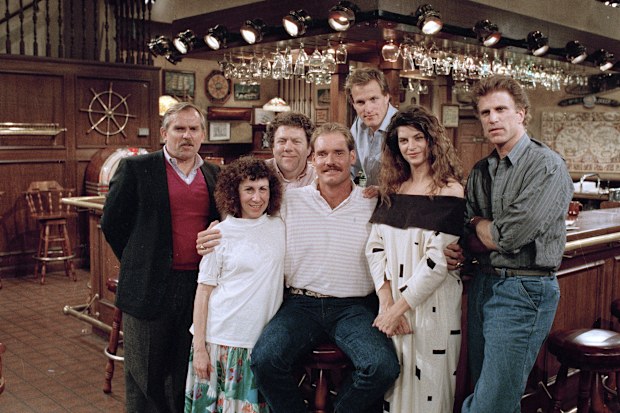 John Ratzenberger, Rhea Perlman, George Wendt, Woody Harrelson, Kirstie Alley and Ted Danson