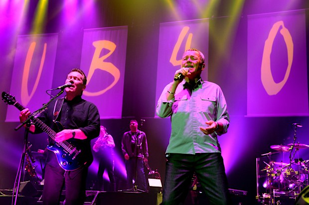 Duncan Campbell and Robin Campbell of UB40 perform live on stage at O2 Apollo Manchester on December 17, 2017 in Manchester, England. 