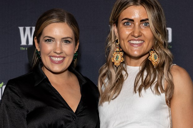 Eliza and Liberty Paschke attend Wicked Opening Night at Regent Theatre on March 07, 2024 in Melbourne, Australia