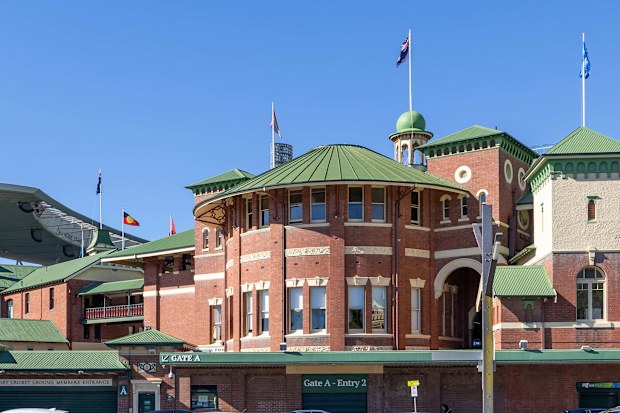 The iconic Sydney Cricket Ground.