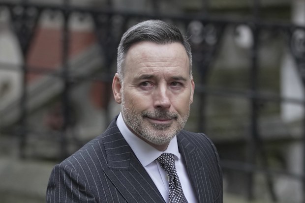 David Furnish, Elton John's husband, arrives the Royal Courts Of Justice in London, Wednesday, March 29, 2023.  