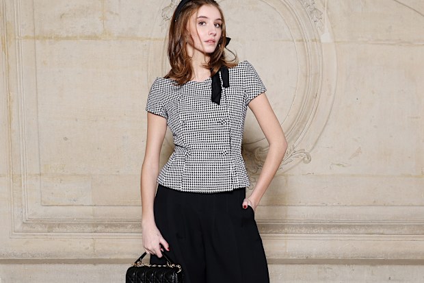 Princess Vittoria of Savoy attends the Christian Dior Haute Couture Spring/Summer 2024 show as part of Paris Fashion Week  on January 22, 2024 in Paris, France. 