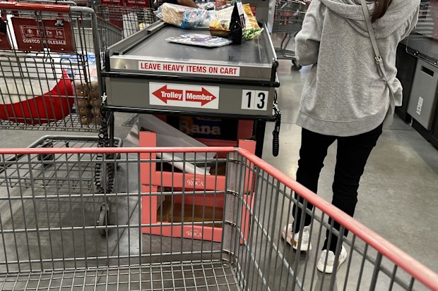 Costco Australia what workers are really doing when they check customer receipts upon exiting the store