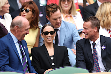 Stan Smith, Rebecca Hewitt and Lleyton Hewitt