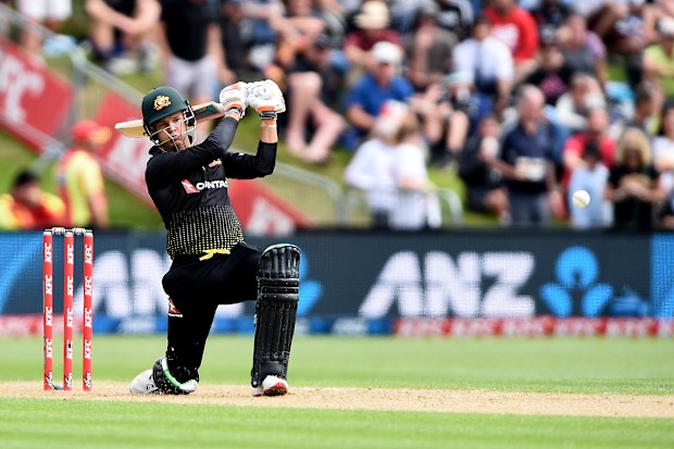 Josh Philippe in action for Australia.