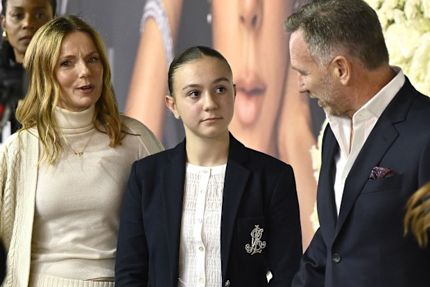 Geri Horner, Christian Horner at Victoria Beckham Netflix world premiere