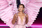 NEW YORK, NEW YORK - OCTOBER 15: Gigi Hadid walks the runway for the Victoria's Secret Fashion Show 2024 on October 15, 2024 in New York City. 