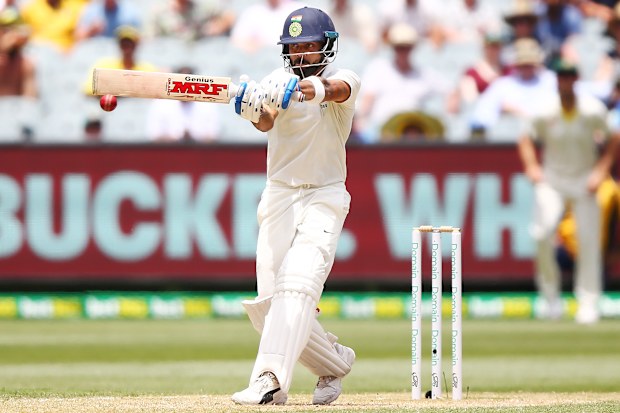 Virat Kohli batting at the MCG in December 2018, at which point he was the No.1 men's Test batter in the world.